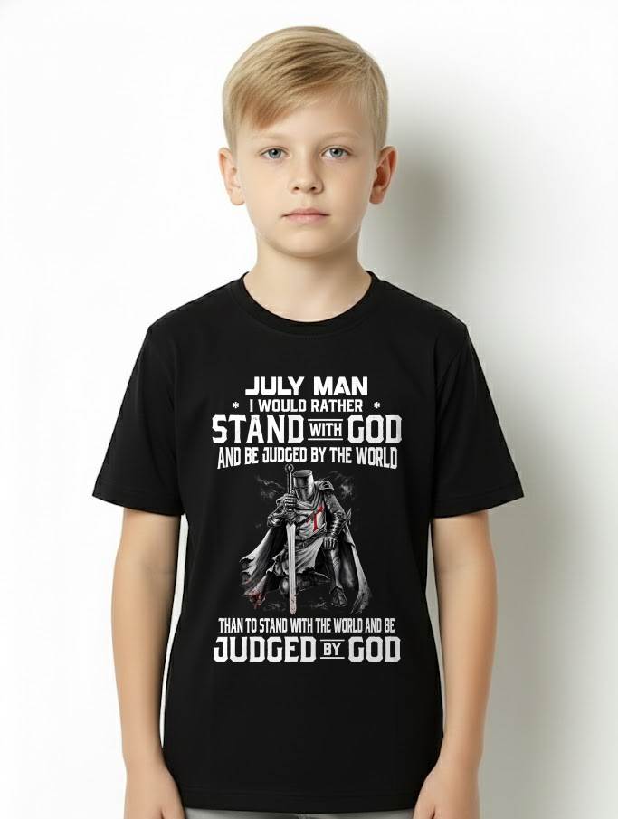 JULY - STAND WITH GOD - CHRISTIAN GIFT FOR MEN - LUAN07 (SKU2608-92-07)