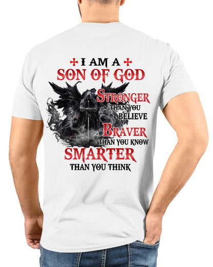 Son Of God T-Shirt For Men – Stronger Than You Believe - LUAN00 (SKU2607-178-00)