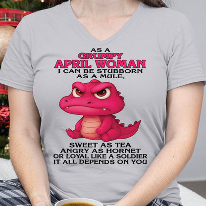 April - Grumpy Old WOMEN - Perfect Gift For Women - LUAN04 (SKU09-31-04)