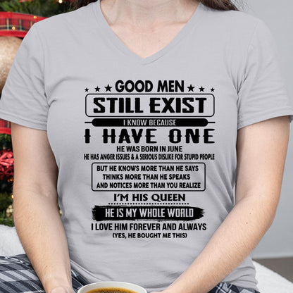 June - Good men Still Exist - gift for your girlfriend, wife from Husband - LUAN06 (SKU-GM-06)